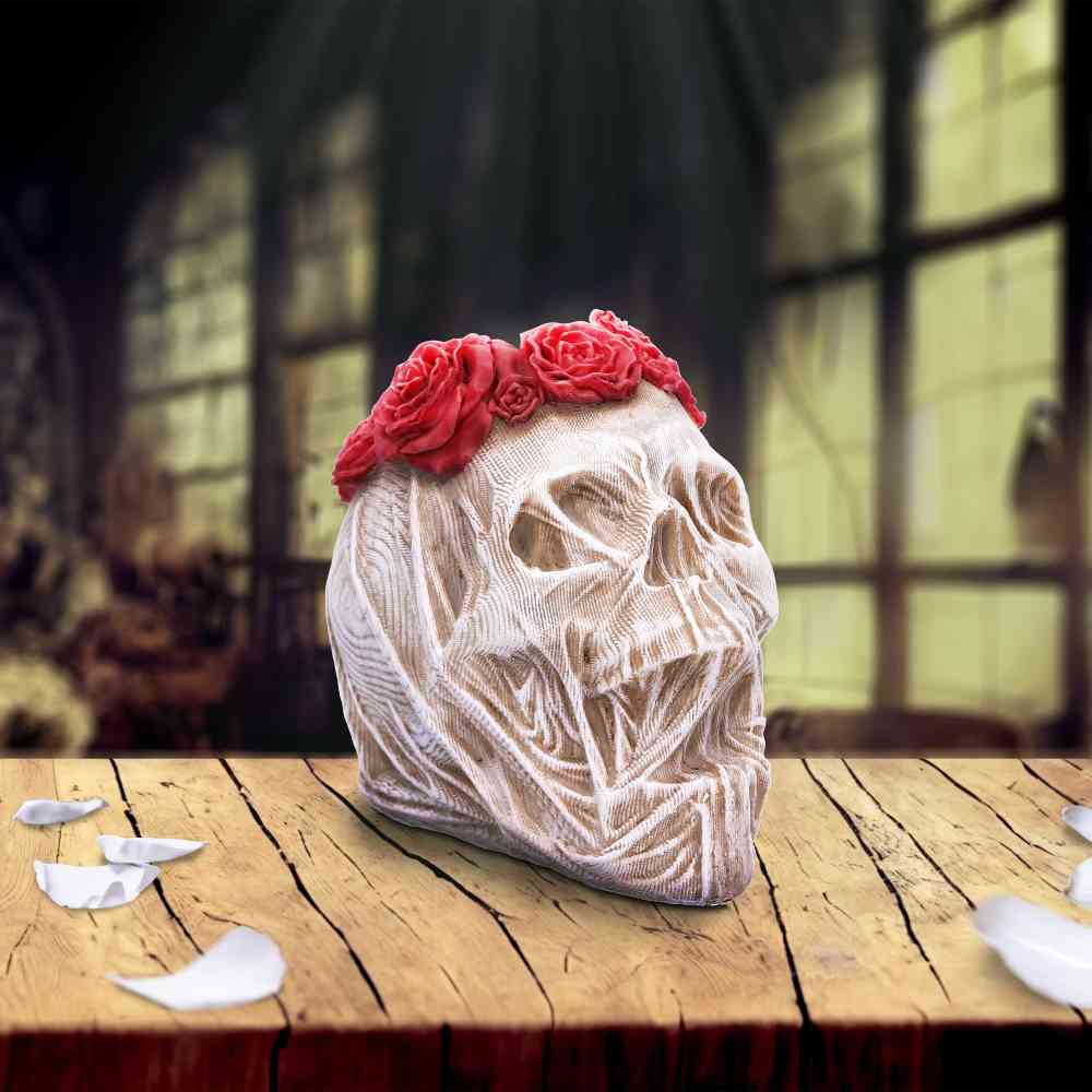Nemesis Now - The Veil (Large) 14.7cm Beeld/figuur - Schedel - Multicolours